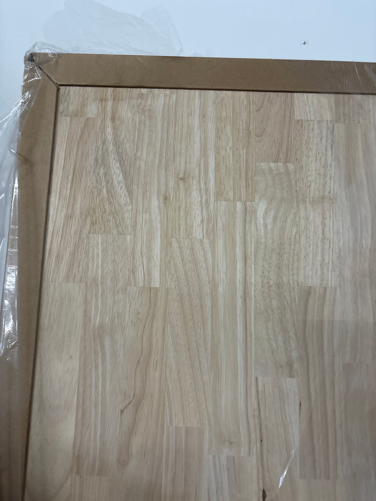 6 ft. L x 39 in. D Unfinished Hevea Butcher Block Island Countertop in With Standard Edge