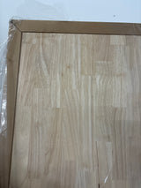 6 ft. L x 39 in. D Unfinished Hevea Butcher Block Island Countertop in With Standard Edge
