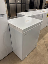 5.0 cu. ft. Manual Defrost Chest Freezer with LED Light in White Garage Ready