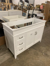 Ashburn 48 in. W x 21.63 in. D x 34 in. H Bath Vanity Cabinet without Top in White