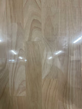 6 ft. L x 25 in. D Unfinished Hevea Solid Wood Butcher Block Countertop with Standard Edge