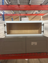 Courtland Shaker 30 in. W x 12 in. D x 12 in. H Assembled Wall Kitchen Cabinet in Polar White