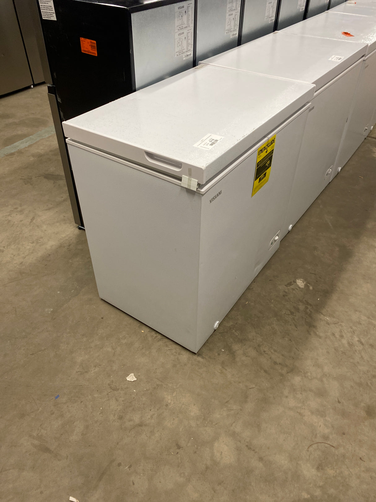 7.0 cu. ft. Manual Defrost Chest Freezer with LED Light in White Garage Ready