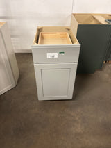 Avondale 18 in. W x 24 in. D x 34.5 in. H Ready to Assemble Plywood Shaker Drawer Base Kitchen Cabinet in Dove Gray