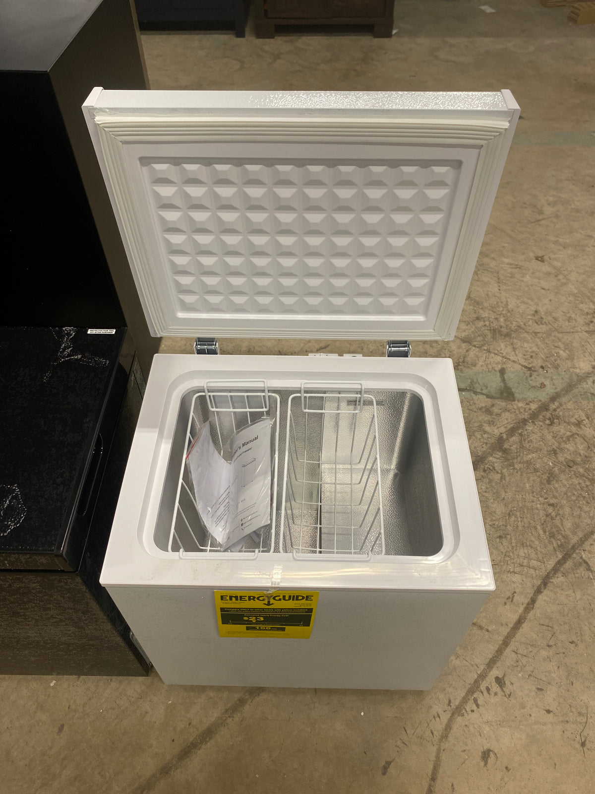 Garage Ready 20.67 in. 1.8 cu. ft. Manual Defrost Chest Freezer with Temperature Alarm Chest Freezer in White