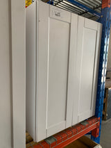 Shaker 27 in. W x 12 in. D x 36 in. H Assembled Wall Kitchen Cabinet in Satin White