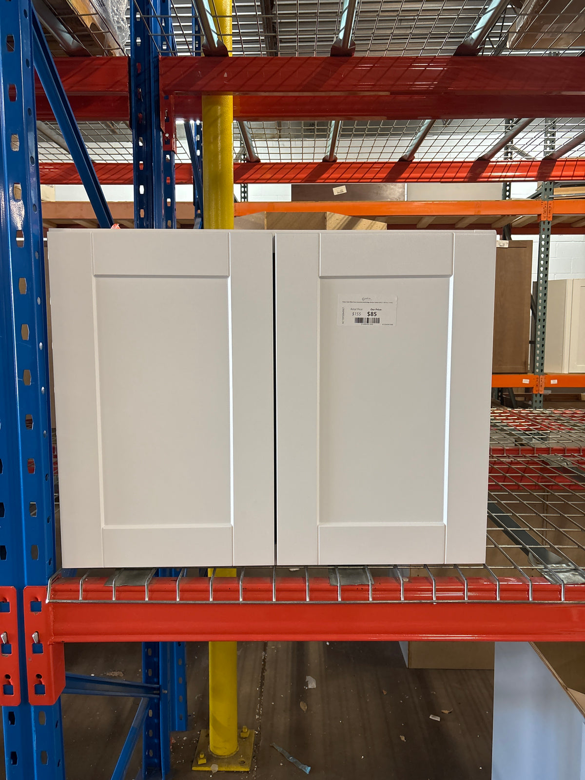Shaker Satin White Stock Assembled Wall Bridge Kitchen Cabinet (30 in. x 23.5 in. x 12 in.)