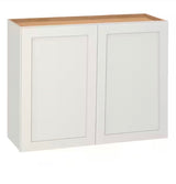 Westfield Feather White Shaker Stock Assembled Wall Kitchen Cabinet (36 in. W x 12 in. D x 30 in. H)