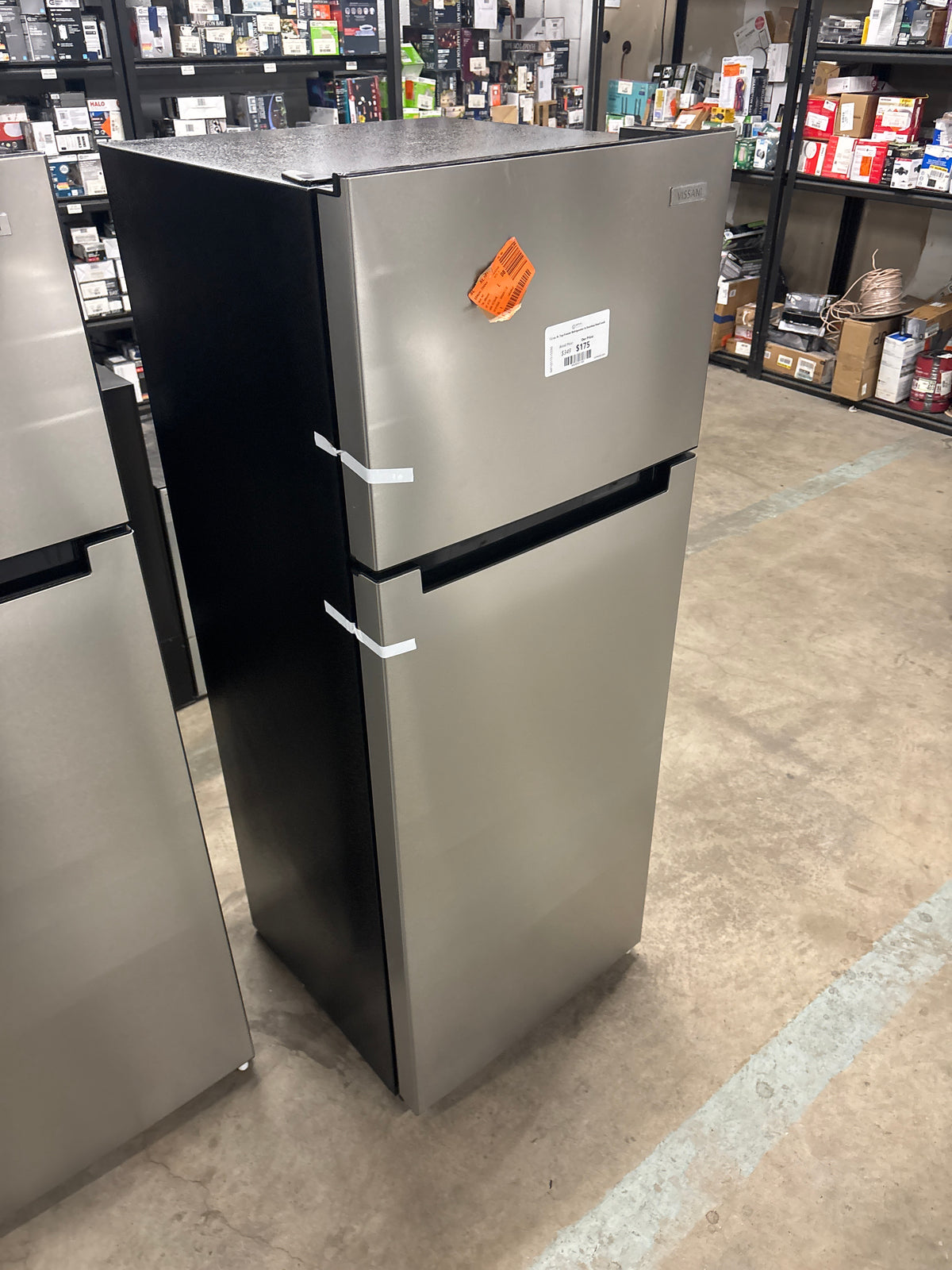 7.2 cu. ft. Top Freezer Refrigerator in Stainless Steel Look