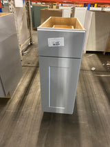 Shaker Dove Gray Stock Assembled Base Kitchen Cabinet with Ball-Bearing Drawer Glides (12 in. x 34.5 in. x 24 in.)