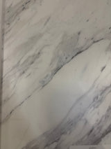 8 ft. L x 25 in. D Engineered Composite Countertop in Calcutta Blanc with Satin Finish