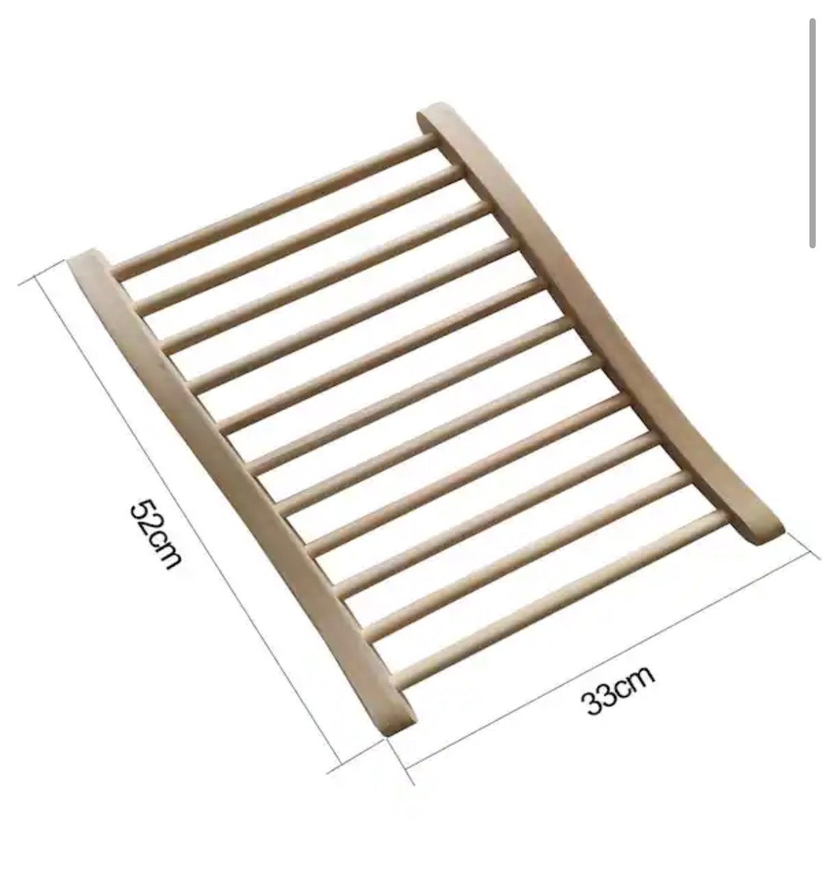 20.5 in. H Ergonomic Sauna backrest