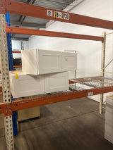 Avondale 30 in. W x 12 in. D x 12 in. H Ready to Assemble Plywood Shaker Wall Bridge Kitchen Cabinet in Alpine White