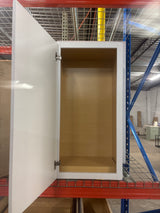 Shaker Satin White Stock Assembled Wall Kitchen Cabinet (18 in. x 36 in. x 12 in.)