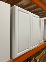 Hampton 36 in. W x 12 in. D x 36 in. H Assembled Wall Kitchen Cabinet in Satin White