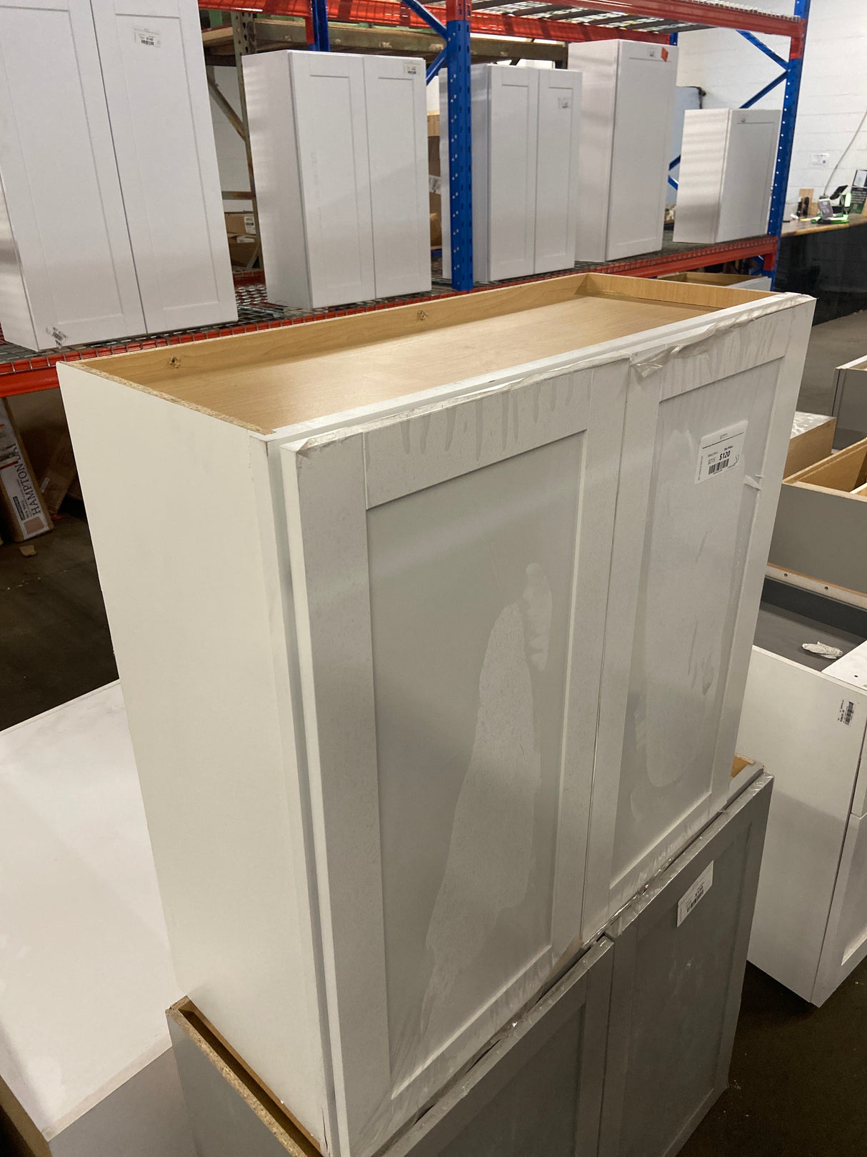 Westfield Feather White Assembled Wall Kitchen Cabinet (30 in. W x 12 in. D x 30 in. H)