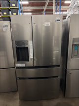 36 in. 26 cu. ft. Standard-Depth 4-Door French Door Refrigerator in Fingerprint-Resistant Stainless Steel Look