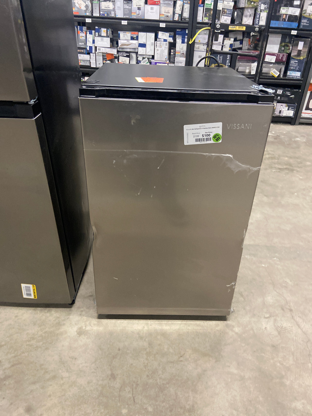 4.3 cu. ft. Mini Refrigerator in Stainless Steel, ENERGY STAR