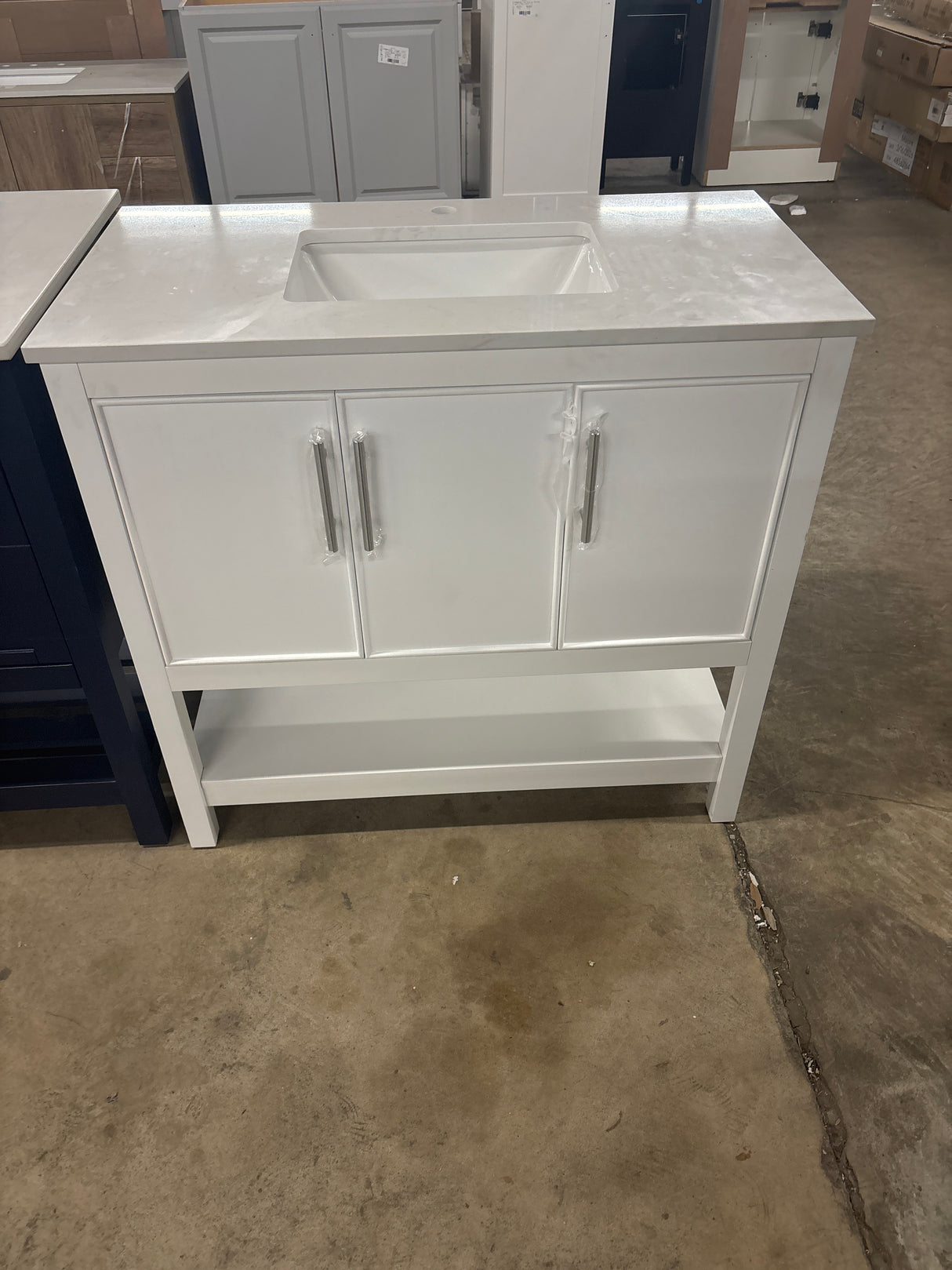 Everett Vanity 36''x19''x34" White
