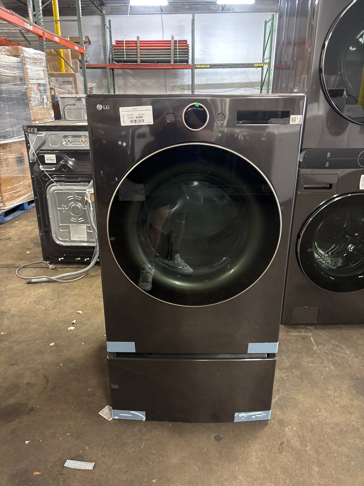 LG 7.4 cu. ft. Capacity Energy Star Smart ELECTRIC Dryer with AI Sensor Dry and Turbosteam