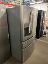 36 in. 26 cu. ft. Standard-Depth 4-Door French Door Refrigerator in Fingerprint-Resistant Stainless Steel Look