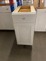 Westfield Feather White Shaker Stock Assembled Base Kitchen Cabinet (15 in. W x 23.75 in. D x 35 in. H)