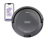 Navigator 12 in. Robotic Vacuum with Smart Navigation for Carpet and Hard Floors in Gray with Self-Cleaning Brushroll