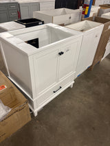 Merryfield 30 in. W x 21.5 in. D x 34 in. H Bath Vanity Cabinet without Top in White