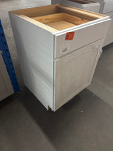 Westfield Feather White Shaker Stock Assembled Base Kitchen Cabinet (24 in. W x 23.75 in. D x 35 in. H)