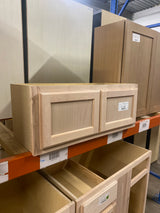 Hampton 30 in. W x 12 in. D x 12 in. H Assembled Wall Bridge Kitchen Cabinet in Unfinished