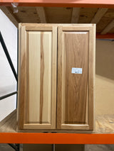 Hampton 30 in. W x 12 in. D x 42 in. H Assembled Wall Kitchen Cabinet in Natural Hickory