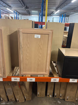 24 in. W x 12 in. D x 36 in. H Assembled Wall Kitchen Cabinet in Unfinished with Recessed Panel