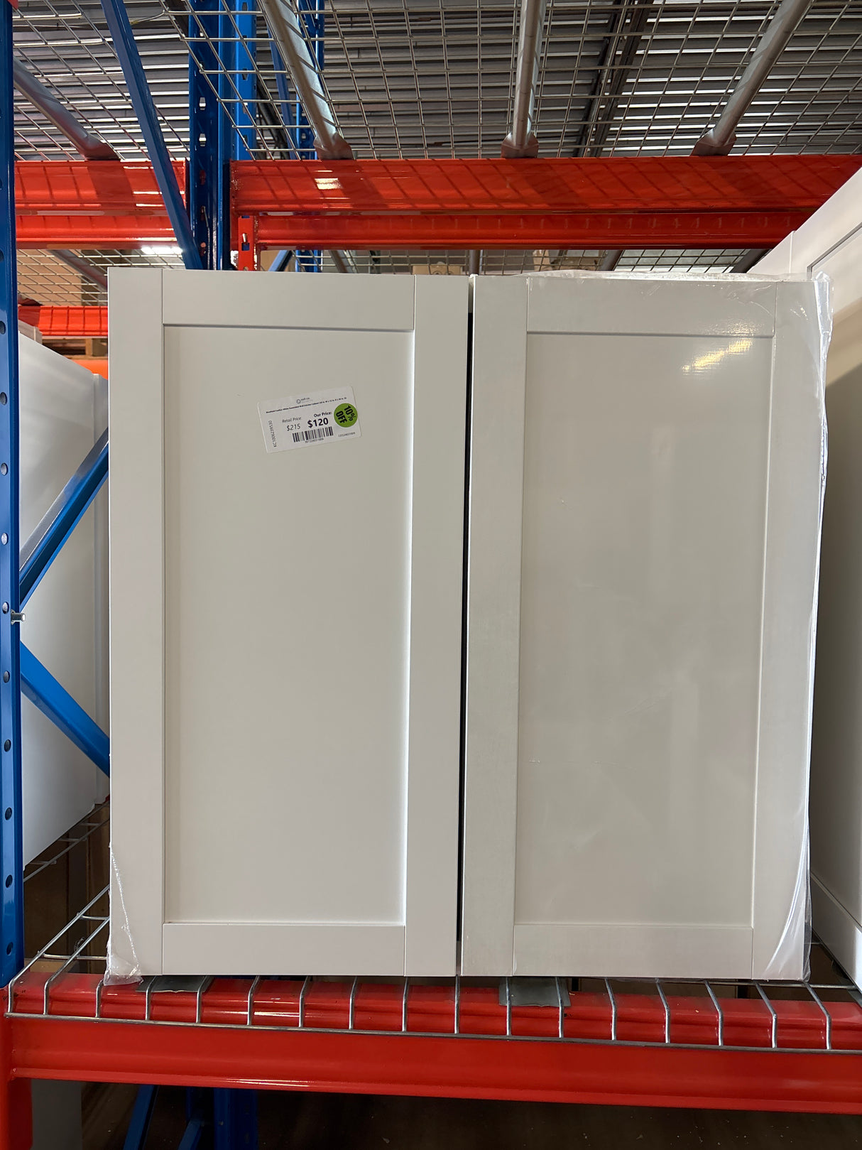 Westfield Feather White Assembled Wall Kitchen Cabinet (30 in. W x 12 in. D x 30 in. H)