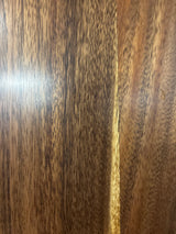 8 ft. L x 25 in. D Finished Saman Solid Wood Butcher Block Countertop With Live Edge