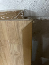 4 ft. L x 25 in. D Unfinished Hevea Solid Wood Butcher Block Countertop With Square Edge