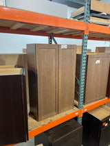 Sinclair 27 in. W x 12 in. D x 42 in. H Assembled Wall Kitchen Cabinet in Shaker Saddle Oak
