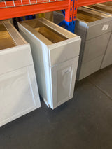 Westfield Feather White Shaker Stock Assembled Base Kitchen Cabinet (12 in. W x 23.75 in. D x 35 in. H)