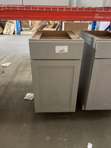 Westfield Dusk Gray Shaker Stock Assembled Base Kitchen Cabinet (18 in. W x 23.75 in. D x 35 in.)