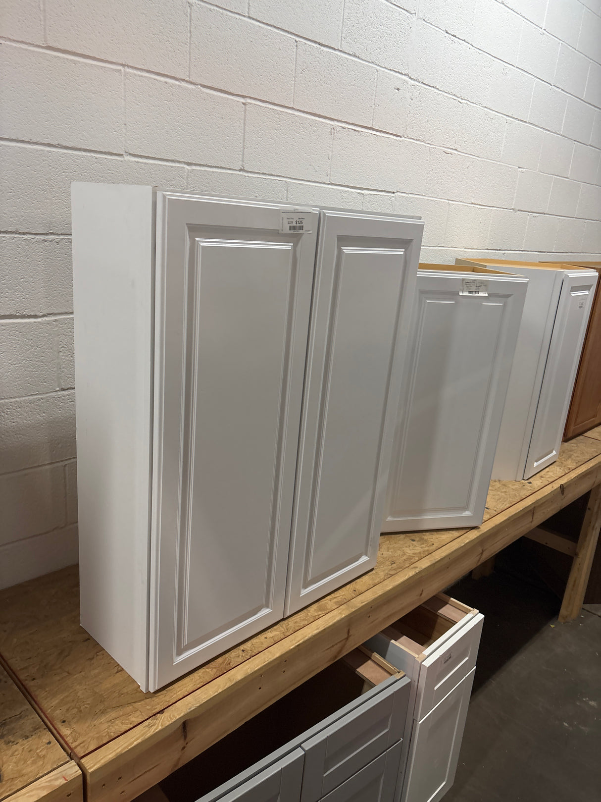 Hampton 33 in. W x 12 in. D x 42 in. H Assembled Wall Cabinet in Satin White