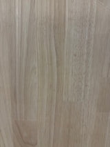4 ft. L x 25 in. D Unfinished Hevea Solid Wood Butcher Block Countertop With Square Edge