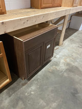 Benton Assembled 36x34.5x24 in. Base Cabinet with Soft Close Full Extension Drawer in Butterscotch