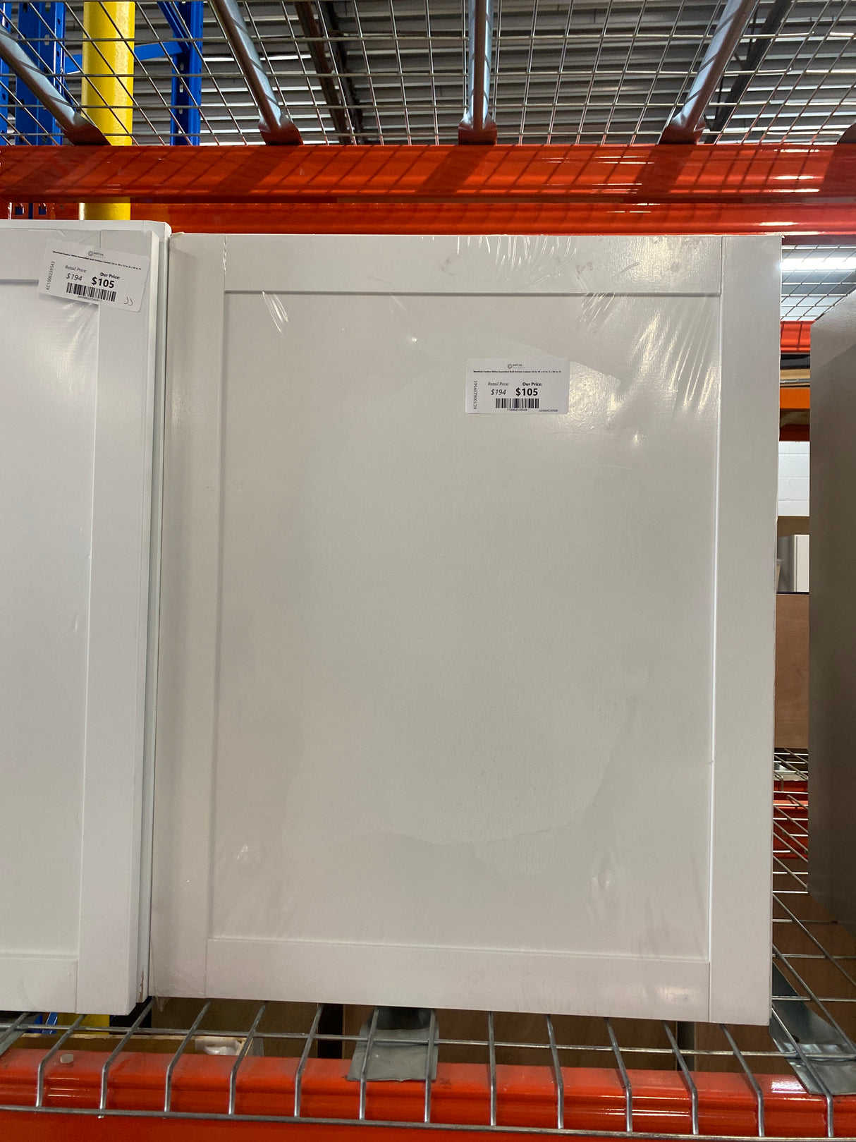 Westfield Feather White Assembled Wall Kitchen Cabinet (24 in. W x 12 in. D x 30 in. H)