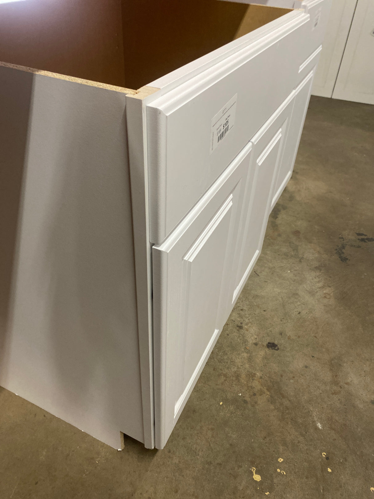 Hampton 30 in. W x 21 in. D x 34.5 in. H Assembled Bath Base Cabinet in Satin White without Shelf