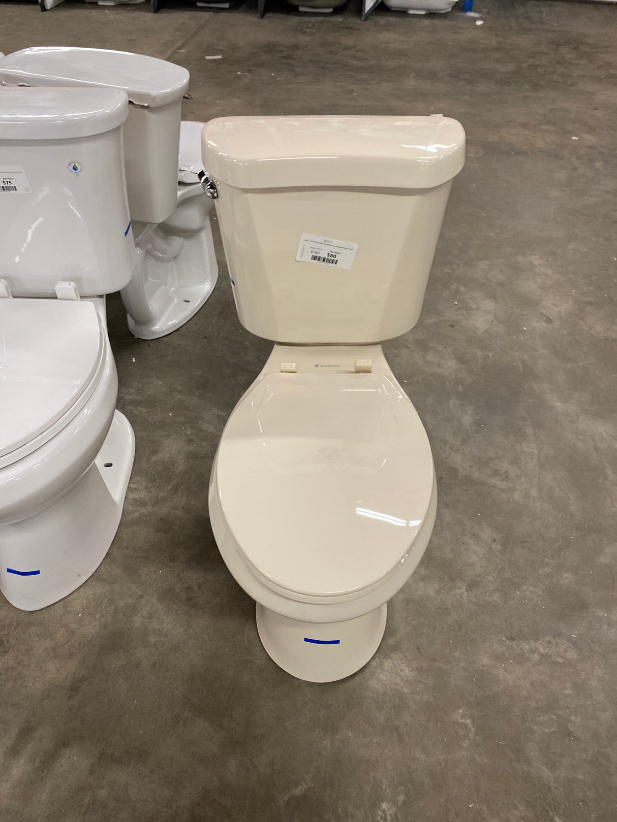 2-piece 1.28 GPF High Efficiency Single Flush Elongated Toilet in Bone