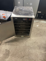 Hot Box Food Warmer 5-Tier with Water Tray, 5-Pans, Single-Door and Adjustable Shelves, Stainless Steel Buffet Server