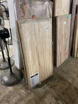 4 ft. L x 25 in. D Unfinished Maple Butcher Block Standard Countertop in With Square Edge