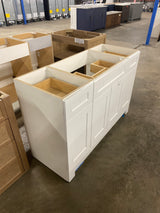 Everdean 48.5 in. W x 18.75 in. D Vanity in White without Top