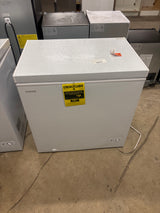 7.0 cu. ft. Manual Defrost Chest Freezer with LED Light in White Garage Ready