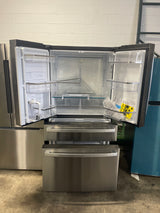 36 in 23.2 cu. ft. Counter-Depth Fingerprint Resistant 4-Door French-Door Refrigerator w/ Dual-Dispense AutoFill Pitcher
