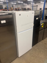 18.1 cu. ft. Top Freezer Refrigerator with Adjustable Glass Shelving in White, Garage Ready